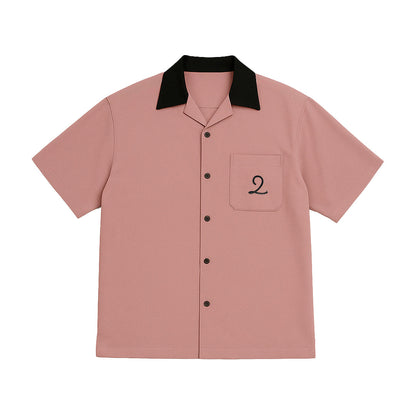 【EC販売】- 世界滅亡ドッキリ - グラフィックオープンカラーシャツ