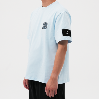 ラスベガス人生逆転生活2ロゴTシャツ ブルー