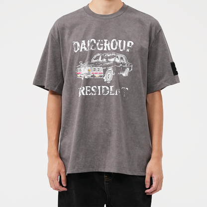 ピグメントクラシックカーTシャツ